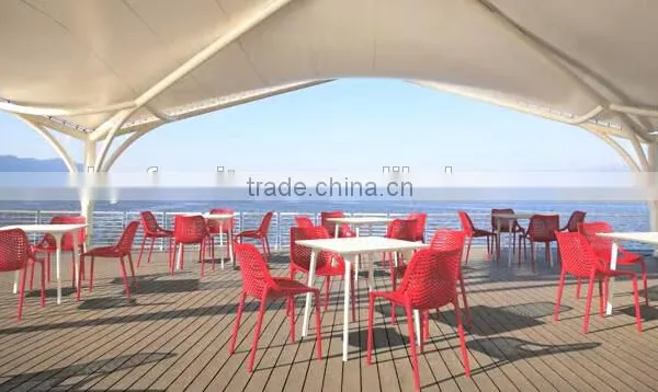 High Quality Stackable PP Plastic Rattan Chair, HYQ-02 photo-4