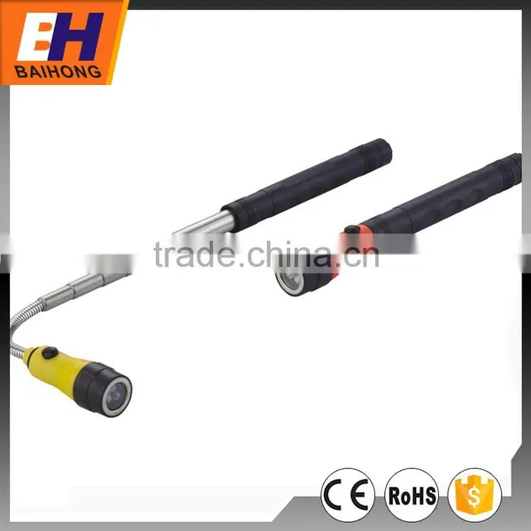 Pick up Tool With 3LED, Telescope Matal Bar , a Magnet on the Top BH-9801