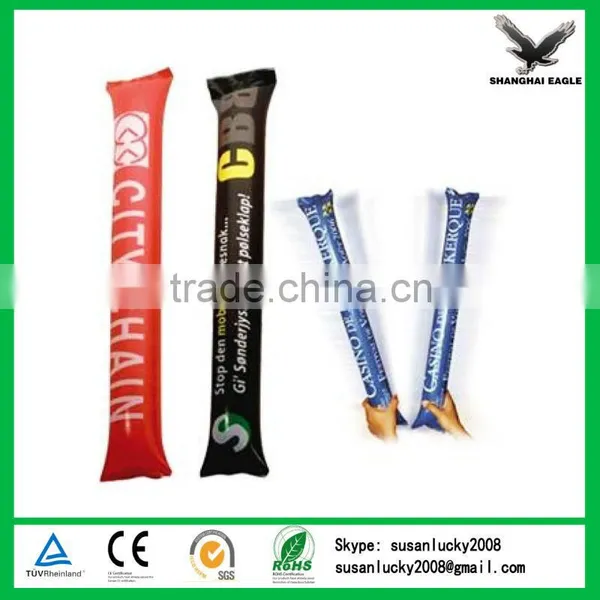 Promotional Logo Printed Cheering PVC Sticks , Cheering Sticks (directly From Factory)