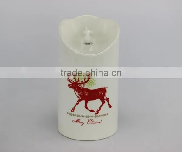 Flameless Christmas LED Lights Candles in Ceramic Wholesale photo-2