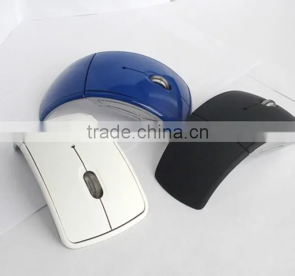 Laptop Folding Arc Wireless Gift Mouse With Nano Receiver photo-2