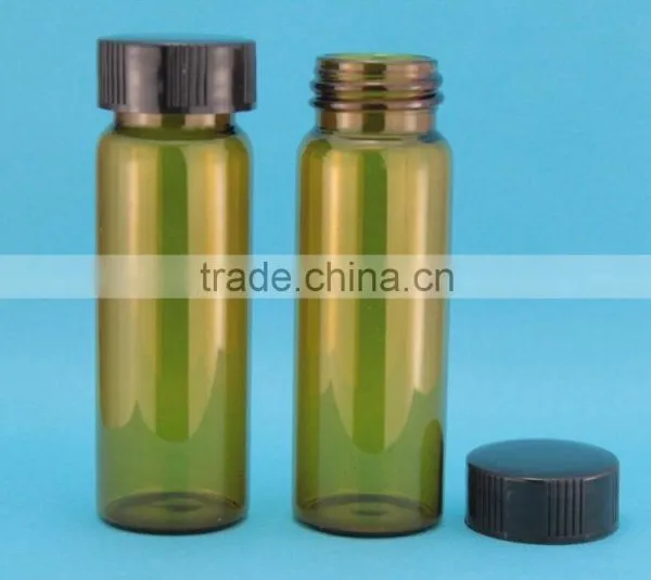 Different Size Transparent Colored Glass Bottles With Cap for Sale photo-3