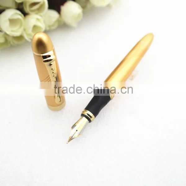 GD020 Chinese Classical Golden Fountain Pen photo-3