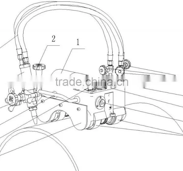 AC220V Magnetic Pipe Gas Cutter photo-2