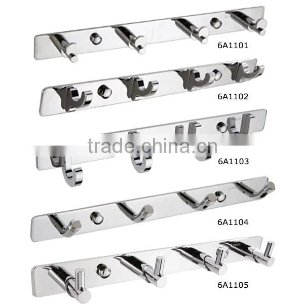 Hot Sale Flexible Decorative Brass Bathroom Accessories Washroom Coat Hook Wall Hook 6A1102-6 photo-5