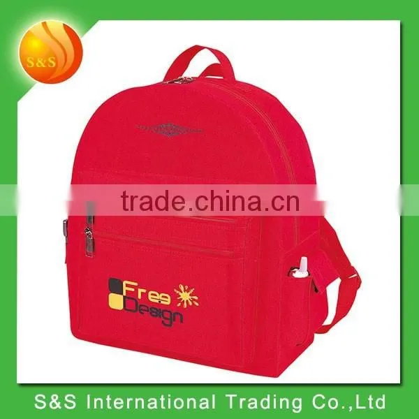 Cheap Promotional School Backpack With Two Front Zipper Pockets photo-3