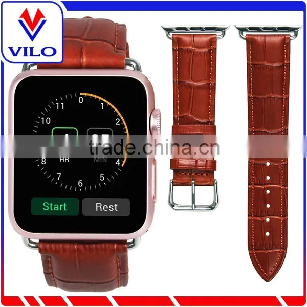 Genuine Leather IWatch Band Strap+Classic Metal Buckle for Apple Watch 38mm/42mm photo-6
