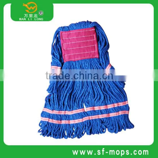 D004 Loop End Disposable Cotton Washable Mop Heads photo-6