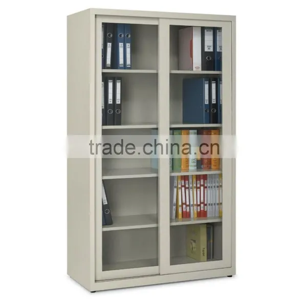 Lab Metal Cabinet With Glass Sliding Door File Storage Metal Cabinet photo-2