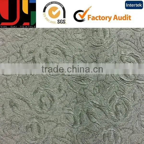 2015 New Fancy 100% Polyester Jacquard Fabric
