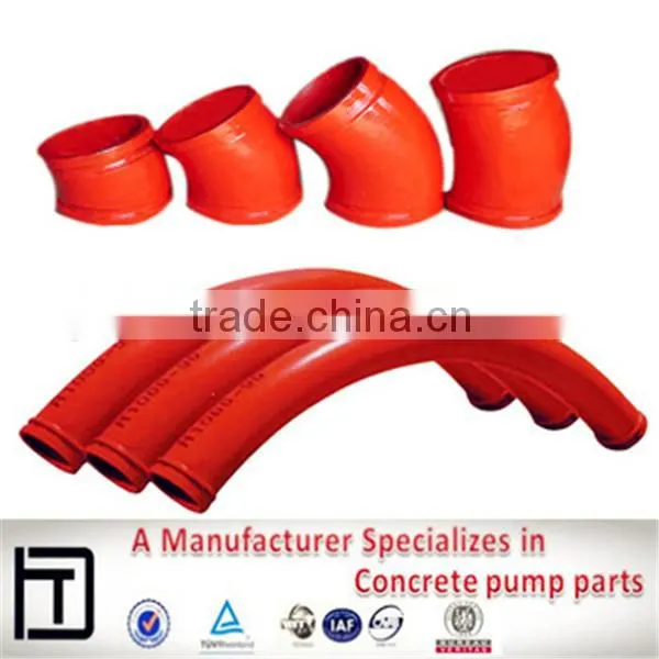Concrete Pump DN125*R180*90D Twin-wall Pipe Elbow photo-6