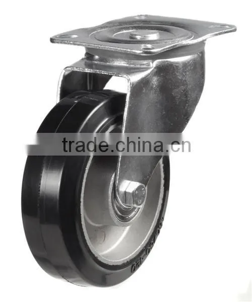 Iron Core Rubber Industrial Carts' Castor Wheels N191 photo-5