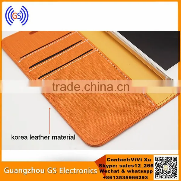 Card Holder+Wallet Plain Colorful Leather Flip Case For Huawei Ascend G700 photo-4