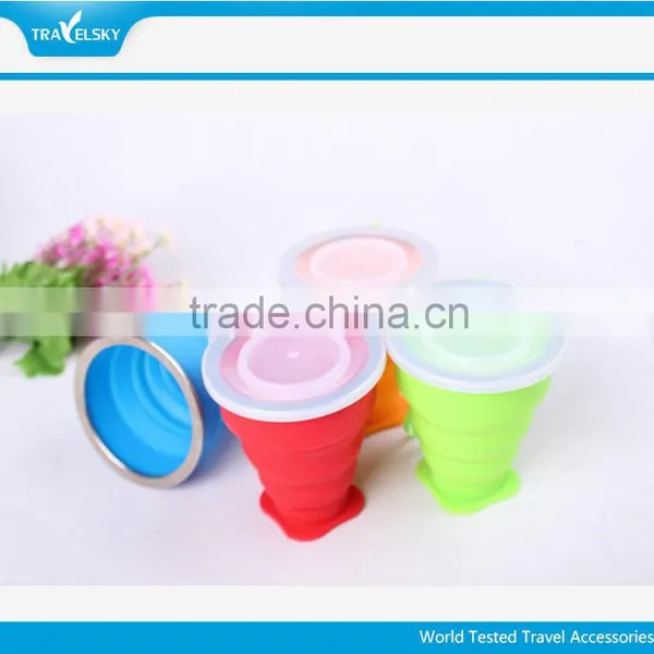 Drinkware Portable Silicone Foldable Cup for Travel photo-6