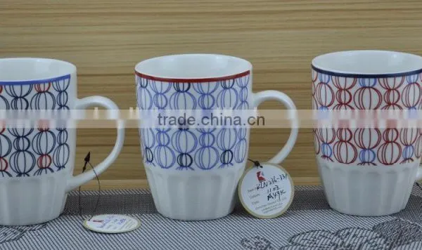 14OZ Coffee Shop Design Fully Decal Printed, Shiny Surface New Bone China Mug, KL5001-1065 photo-2