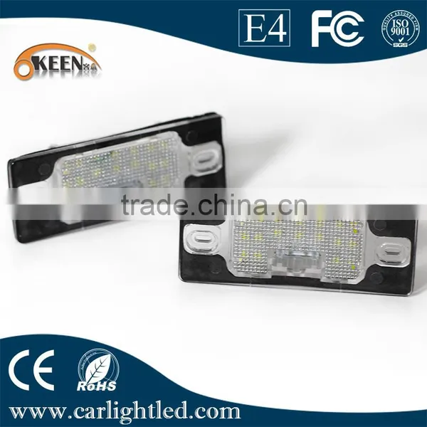 One Year Guaranteed 12V ABS Material Led License Light Led License Plate Lamp Canbus for P Orsche photo-2