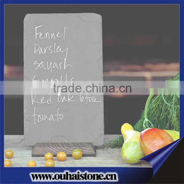 Hot-sale Natural Slate Stone Art Crafts Slate Decorative Memo Board photo-2