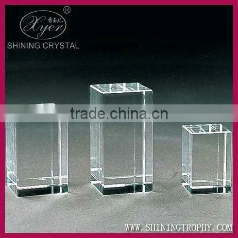 3d Blank Crystal Cube