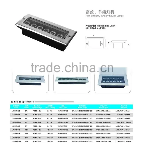 Outdoor Lighting IP65 Recessed Led Inground Light Uplight photo-5