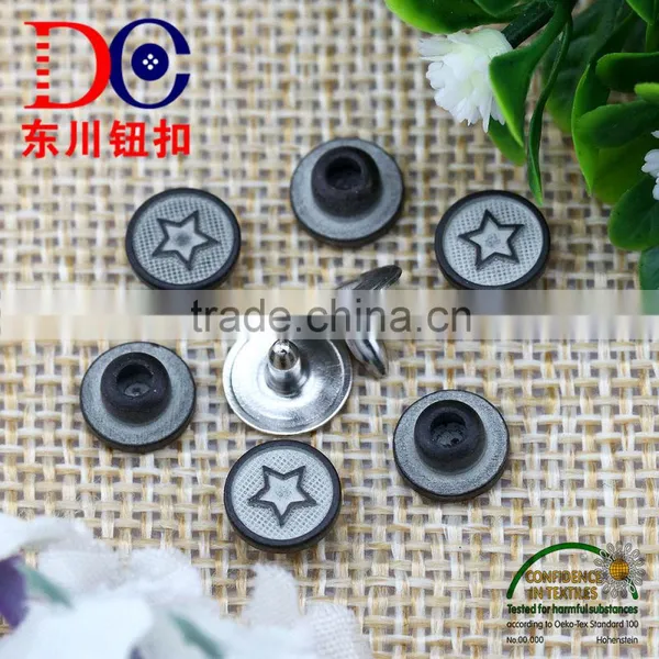 Fashion Jeans Metal Denim Rivets Black Rivet photo-3