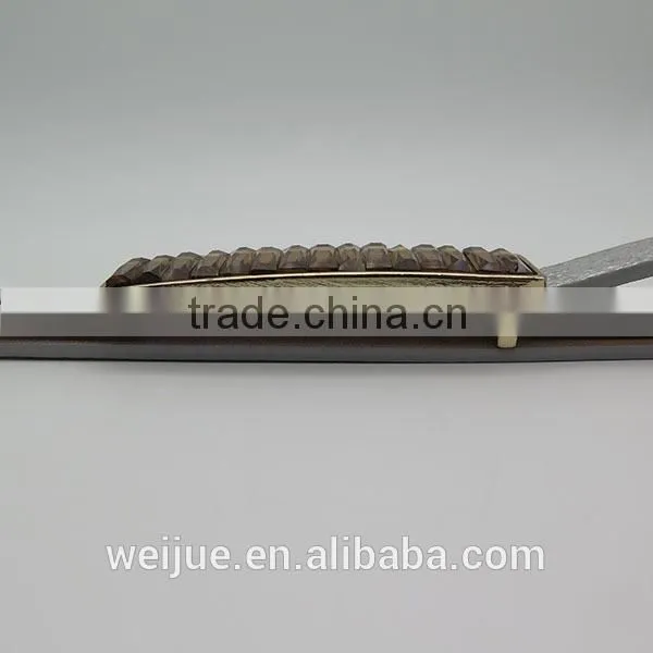 Factory Supply Girl Fashion Silver Skinny Belt photo-3