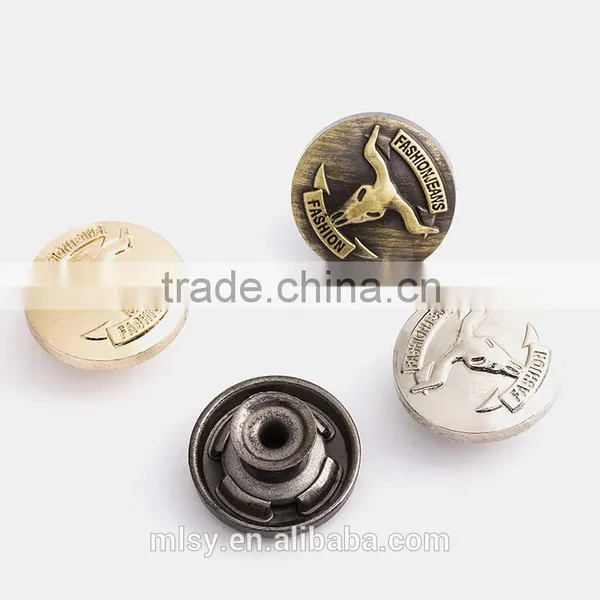 Fashion Garment Metal Button Womens Clothing Sewing Buttons Shank Buttons photo-3