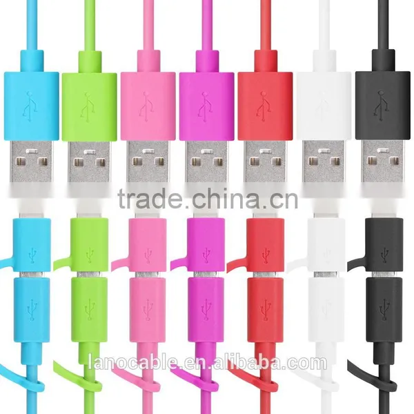 MFi Certified 8 Pin and Micro 2 in 1 Dual Style Cord photo-4