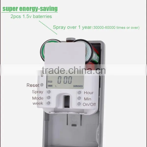 Wall Mounted ABS Plastic LCD Air Freshener Aerosol Can photo-5