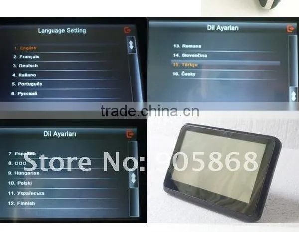 New Arrive Cheapest 4.3" Car GPS 4GB +128RAM+800MHZ Load New 3D Map 4.3 Inch Gps Tracker photo-5