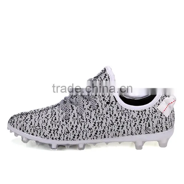Breathable Flyknit Upper Soccer Shoes,thin Sole Soccer Shoes,Fashion Soccer Shoes for Students photo-3