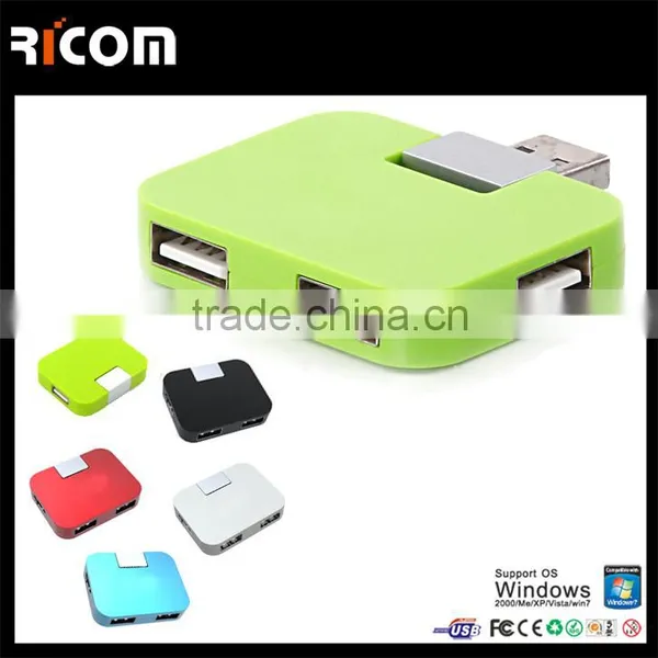 4 Port Square Shape USB HUB,4 Port Square USB HUB,novelty Square Shape Hub--Shenzhen Ricom photo-3