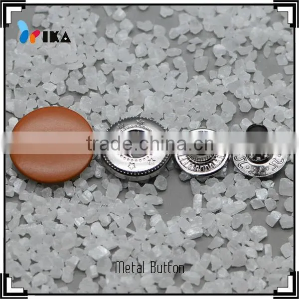 Brown Painted Brass Spring Snap Button for Jacket