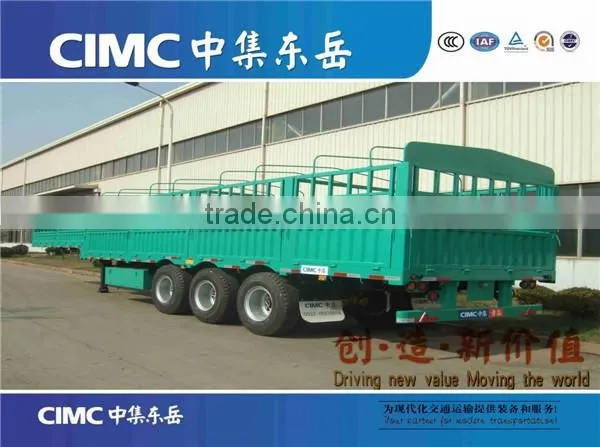 CIMC 3 Axles Fence Semi Trailer With Gooseneck Style Optional for Livestock / Cow / Cattle Transportation photo-5