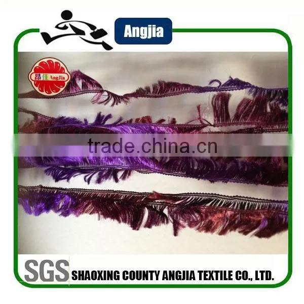 100% Polyester Space Dyed Feather Yarn Recycled Spun photo-3