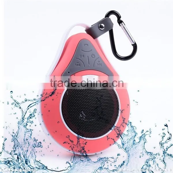 Wireless Mini Waterproof Shower Bluetooth Speaker With Suction Cup