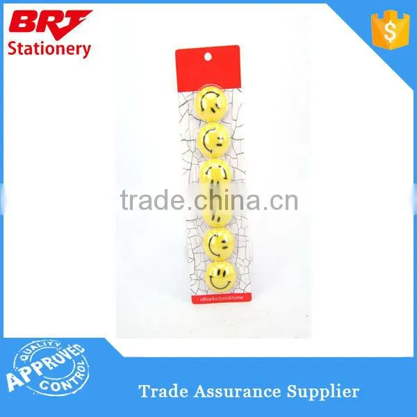 High Quality Smile Face Round Magnet for Whiteboard
