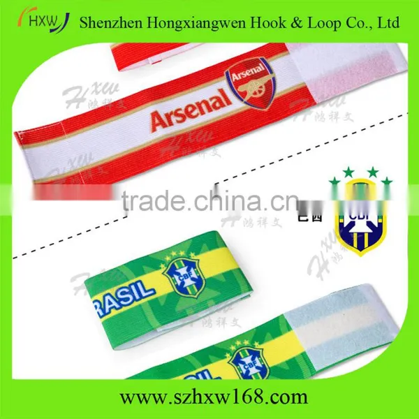 Full Color Logo Print Customized Soccer Captain Armband photo-3