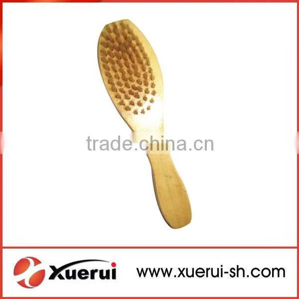 Wooden Handle Pet Body Cleaning Grooming Brush