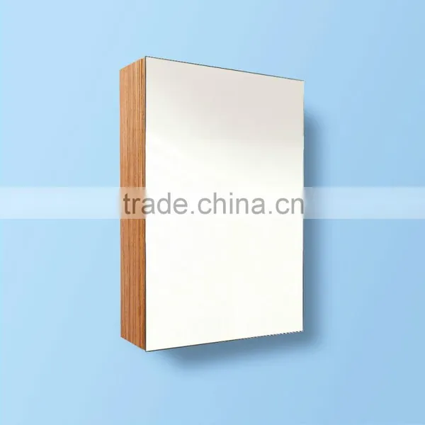 Wooden Bathroom Mirror Cabinet Mirrored Shaving Cabinet photo-2