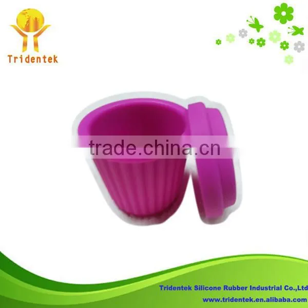 Most Popular Food Grade Promotional Gift Silicone Coffee Cup With Lids photo-3
