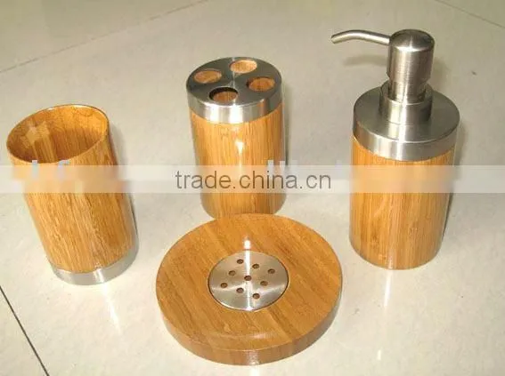 Bamboo Bathroom Set