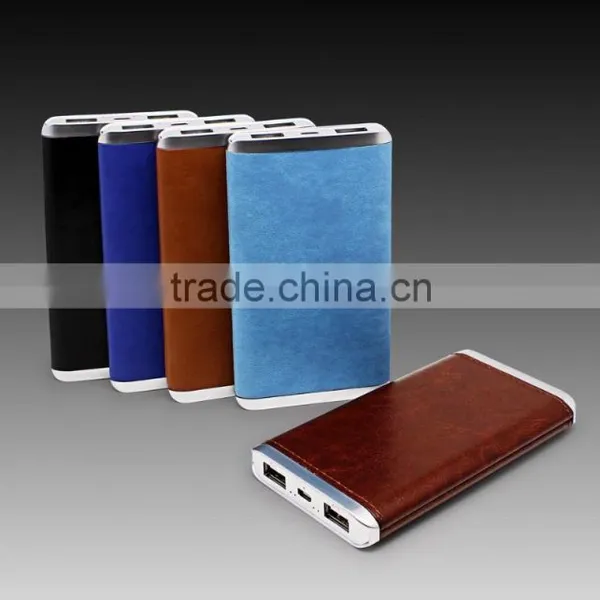 New Arrival High Capacity Fast Charging PU Power Bank 4000mah Quick USB Charger 2.0 ,Slim USB 2.0 Power Banks photo-6