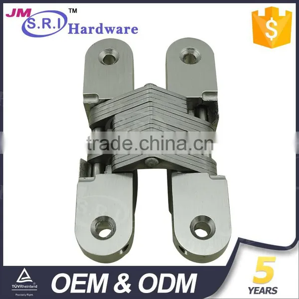 Good Quality Zinc Alloy 180 Degree Concealed Hinge , Spring Hinge , Invisible Hinge photo-3
