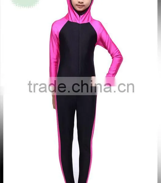 Swimwear Muslim Fashion Young Girl Swimming Clothes Islamic Swimming Suit photo-4