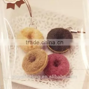 2016 Gogo Creative DIY Craft Needle Felting Cute Donut Accessories photo-2