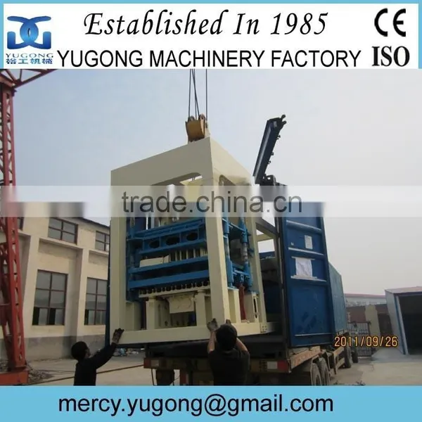 Yugong Factory Delivery Concrete Block Making Machine, Hollow Block Machine With Extreme Durability photo-3