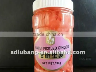 180g PET Red Pickled Ginger /sushi Ginger Slice photo-3