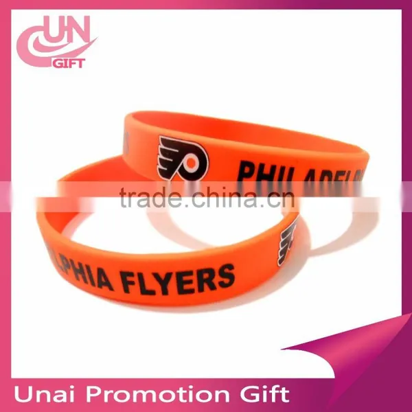 Wholesale Silicone Bracelet Print Logo Manufacturer #F-874 photo-2