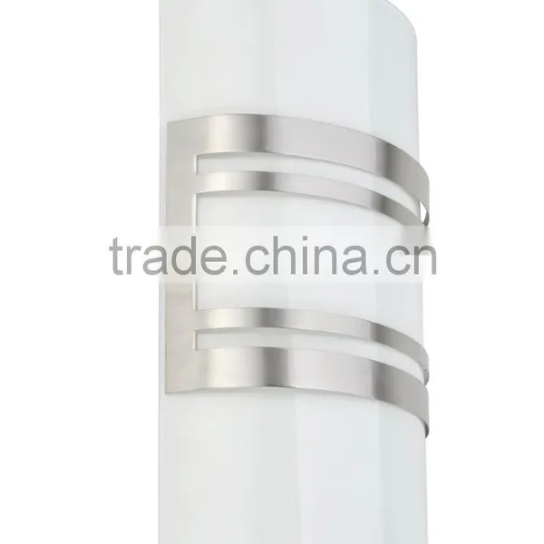2015 New Hotel Glass Wall Lamp With Satin Nickel Finish UL CUL ETL