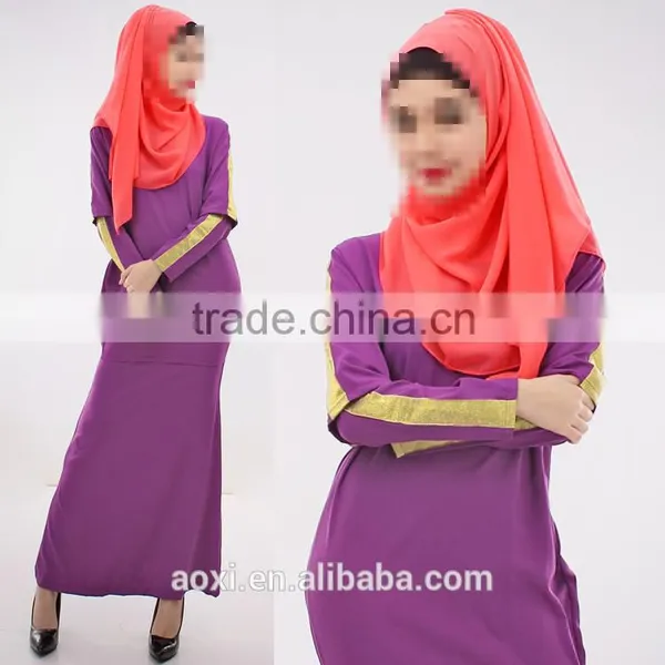OEM Service China Factory Custom Made Wholesale Summer Women Abaya Arabic Dress
